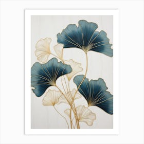 Ginkgo Leaves 7 Art Print