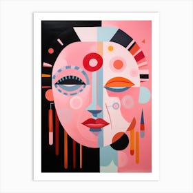 Face Of A Woman 16 Art Print