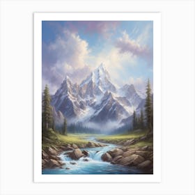 Mountain Stream 1 Art Print