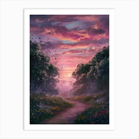 Path In The Woods Art Print