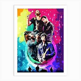 Coldplay band music 1 Art Print