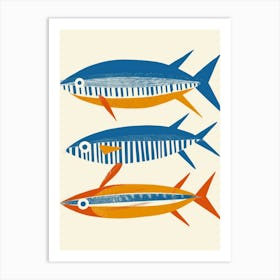 Three Fish 2 Art Print