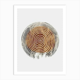 Reutlingen Circles - Minimalist Bauhaus Art Print