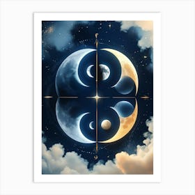 Yin Yang 9 Art Print