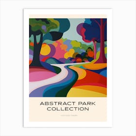Abstract Park Collection Poster Yoyogi Park Taipei Taiwan 1 Art Print