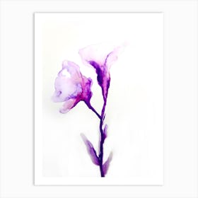 Purple Softness Art Print