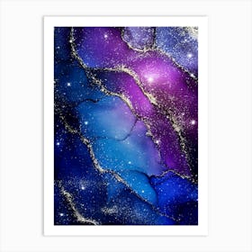 Galaxy Background Affiche