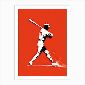 Baseball Player 5 Art Print