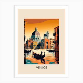 Venice Italy 2 Vintage Travel Poster Art Print
