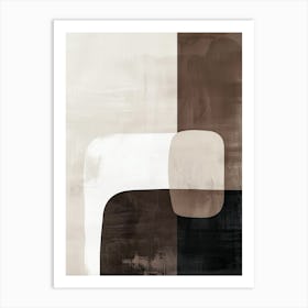 Sanded Textures Minimalist Style Art Print