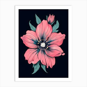 Pink Flower 11 Art Print