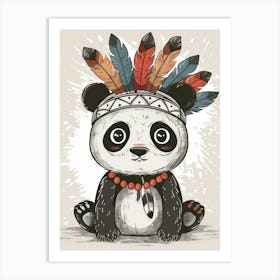 Indian Panda 10 Art Print