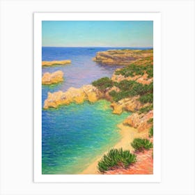 Cala Pregonda Menorca Spain Monet Style Art Print