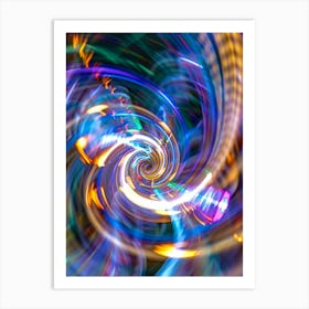 Abstract Spirals Photo Art Print