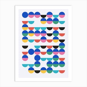 Color Circles 2 Art Print