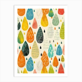 Raindrops 9 Art Print