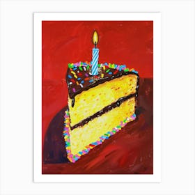 Birthday Cake 4 Art Print