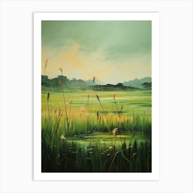 Grasslands Abstract Minimalist 11 Art Print