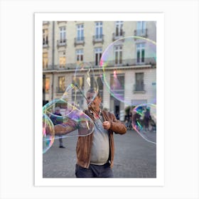 Soap Bubbles Art Print