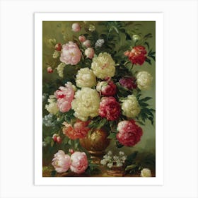 Peony Painting 2 Flower Art Print