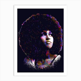 Marsha Hunt Colorful Art Print