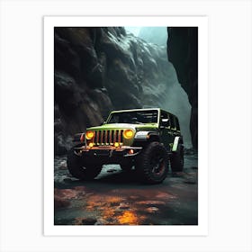 Jeep Wrangler 5 Art Print