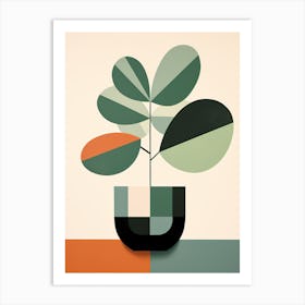 Plant In A Pot Art Print