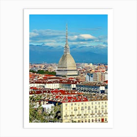 Elevated View Of Turin Art Print