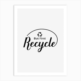 Recycle Art Print