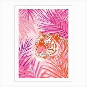 Tiger In The Jungle 1 Art Print