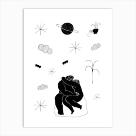 Lover In The Universe Art Print