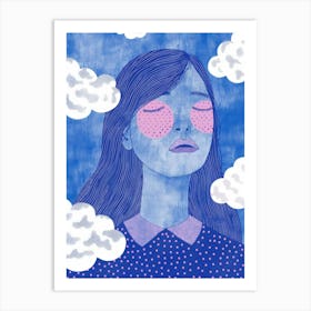 Dreaming Girl 2 Art Print