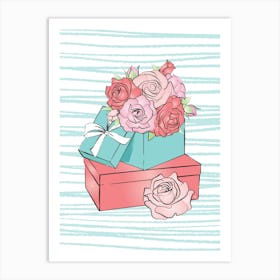 Flower Box Art Print