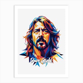 Dave Grohl Foo Fighter 02 Art Print