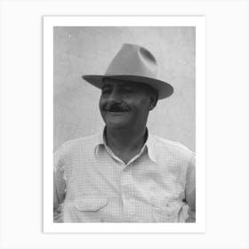 Untitled Photo, Possibly Related To Juan Candelaria, Owner Of Several Thousand Acres Of Land Near Concho, Arizona Art Print