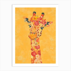 Giraffe Canvas Print Art Print