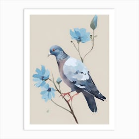 Pigeon Painting Art Print