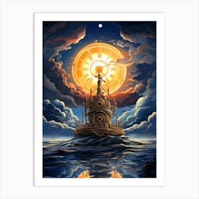 Clock Tower Art Print