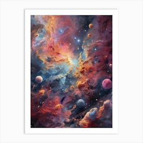 Nebula Art Print