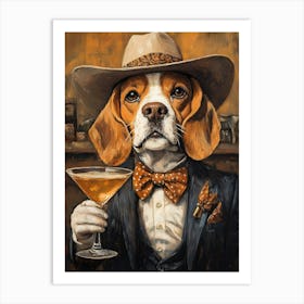 Whimsical Dogs 42 Art Print