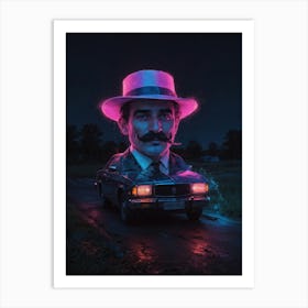 Man In The Hat Art Print