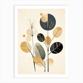 Abstract Leaves 7 Art Print