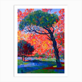 River Red Gum Tree Cubist Art Print