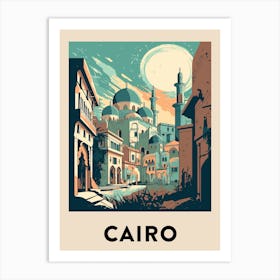 Cairo Vintage Travel Poster Art Print