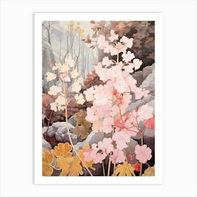 Coral Bells 2 Flower Painting Art Print