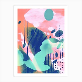 Summer Vibes Abstract 1 Art Print