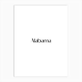 Alabama Logo Art Print