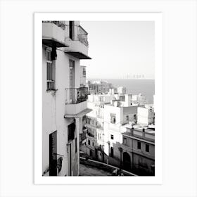 Algiers, Algeria, Mediterranean Black And White Photography Analogue 1 Art Print