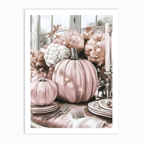 Thanksgiving Table 4 Art Print