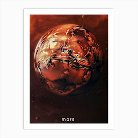 Mars Planet 2 Art Print